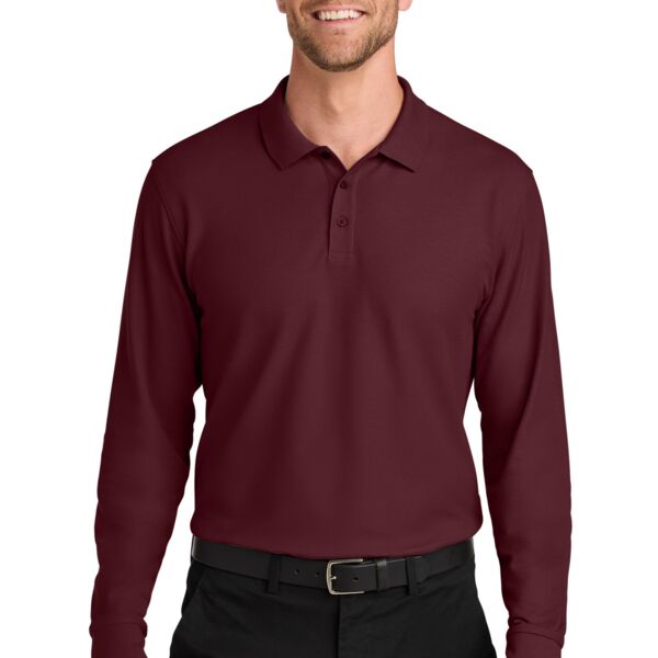 Wearever Signature Pique Long Sleeve Polo Thumbnail