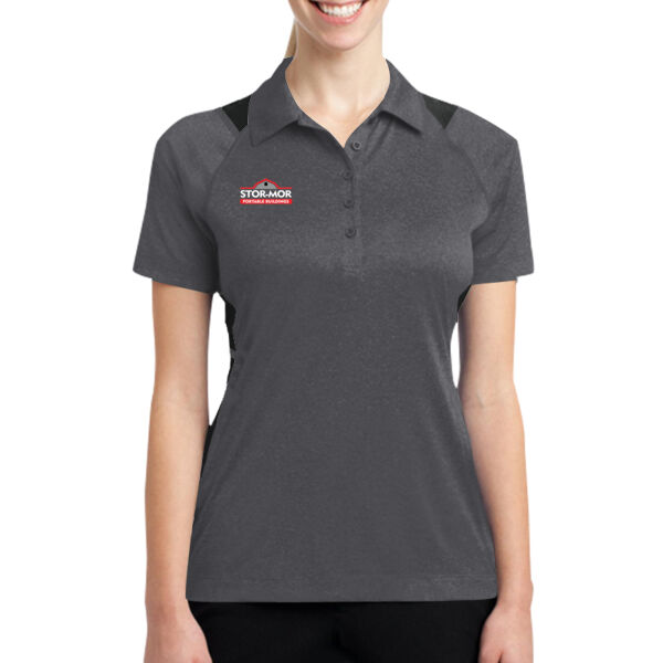 Stor-Mor - Ladies Heather Colorblock Contender Polo (Embroidery) Thumbnail