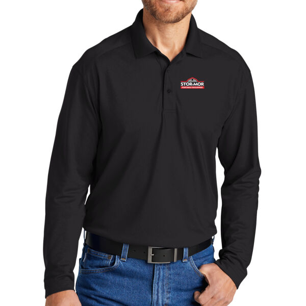 Stor-Mor - Select Lightweight Snag Proof Long Sleeve Polo (Embroidery) Thumbnail