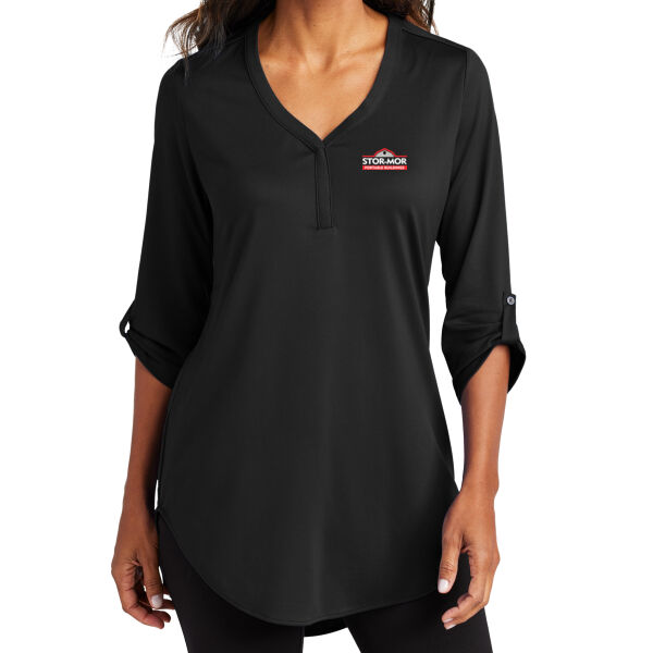 Port Authority® Ladies City Stretch 3/4-Sleeve Tunic Thumbnail