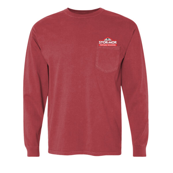 Comfort Colors ® Heavyweight Ring Spun Long Sleeve Pocket Tee Thumbnail